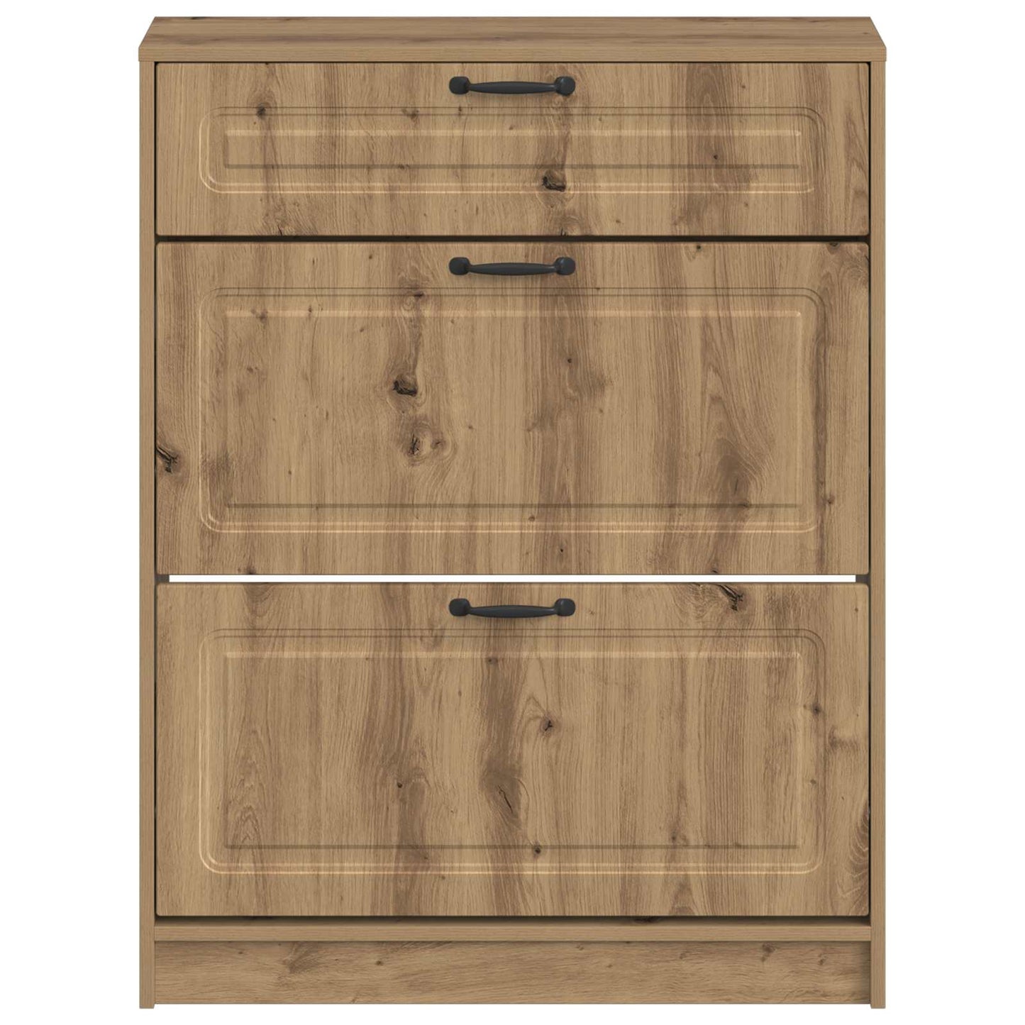 Schoenenkast UTRECHT 78 x 24 x 100 cm Bewerkt hout