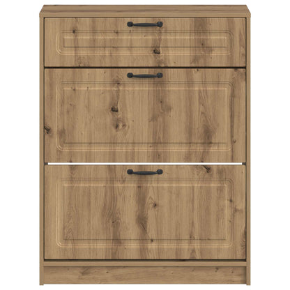 Schoenenkast UTRECHT 78 x 24 x 100 cm Bewerkt hout