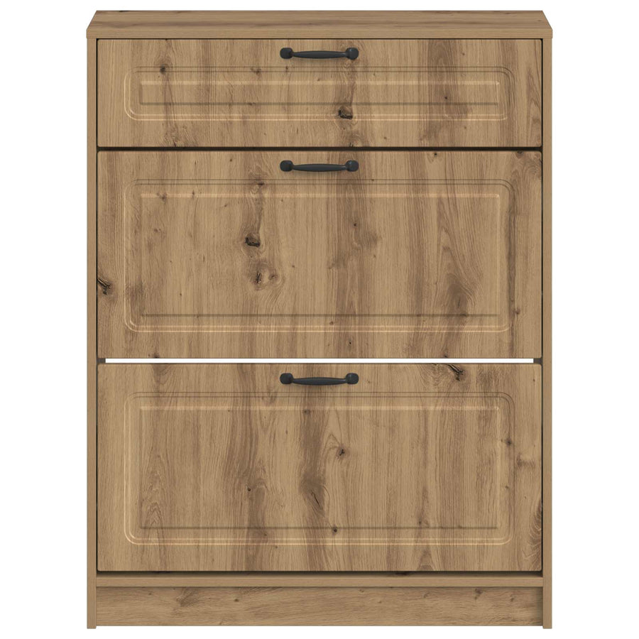 Schoenenkast UTRECHT 78 x 24 x 100 cm Bewerkt hout
