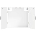 Dartbord Kabinet UTRECHT Wit 52,5 x 10,5 x 53,5 cm Bewerkt hout