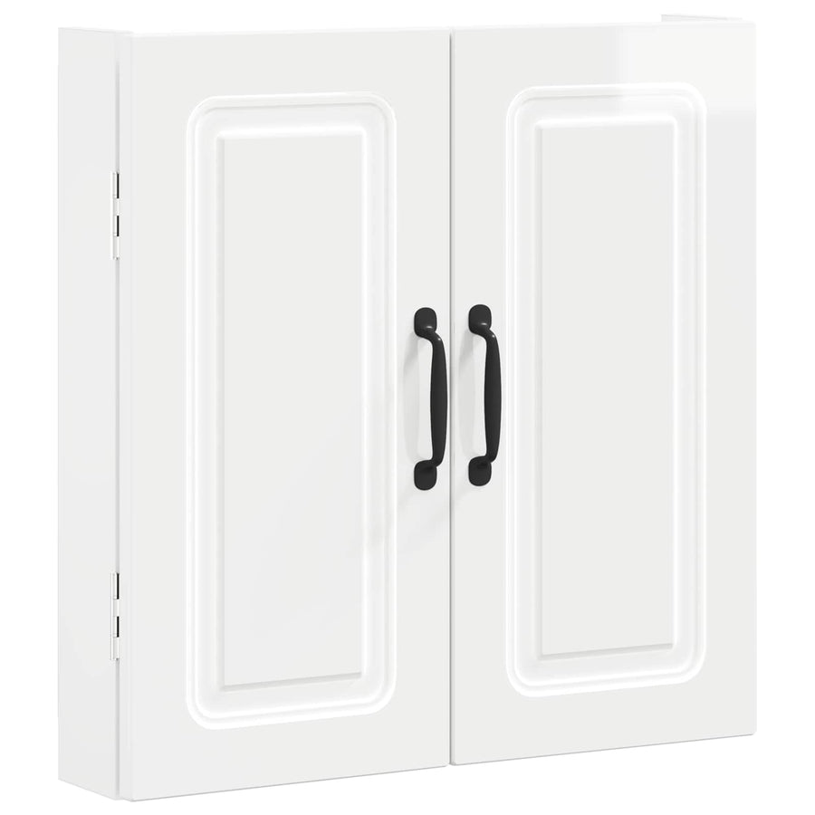 Dartbord Kabinet UTRECHT Hoogglans Wit 52,5 x 10,5 x 53,5 cm