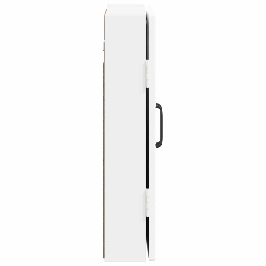 Dartbord Kabinet UTRECHT Hoogglans Wit 52,5 x 10,5 x 53,5 cm