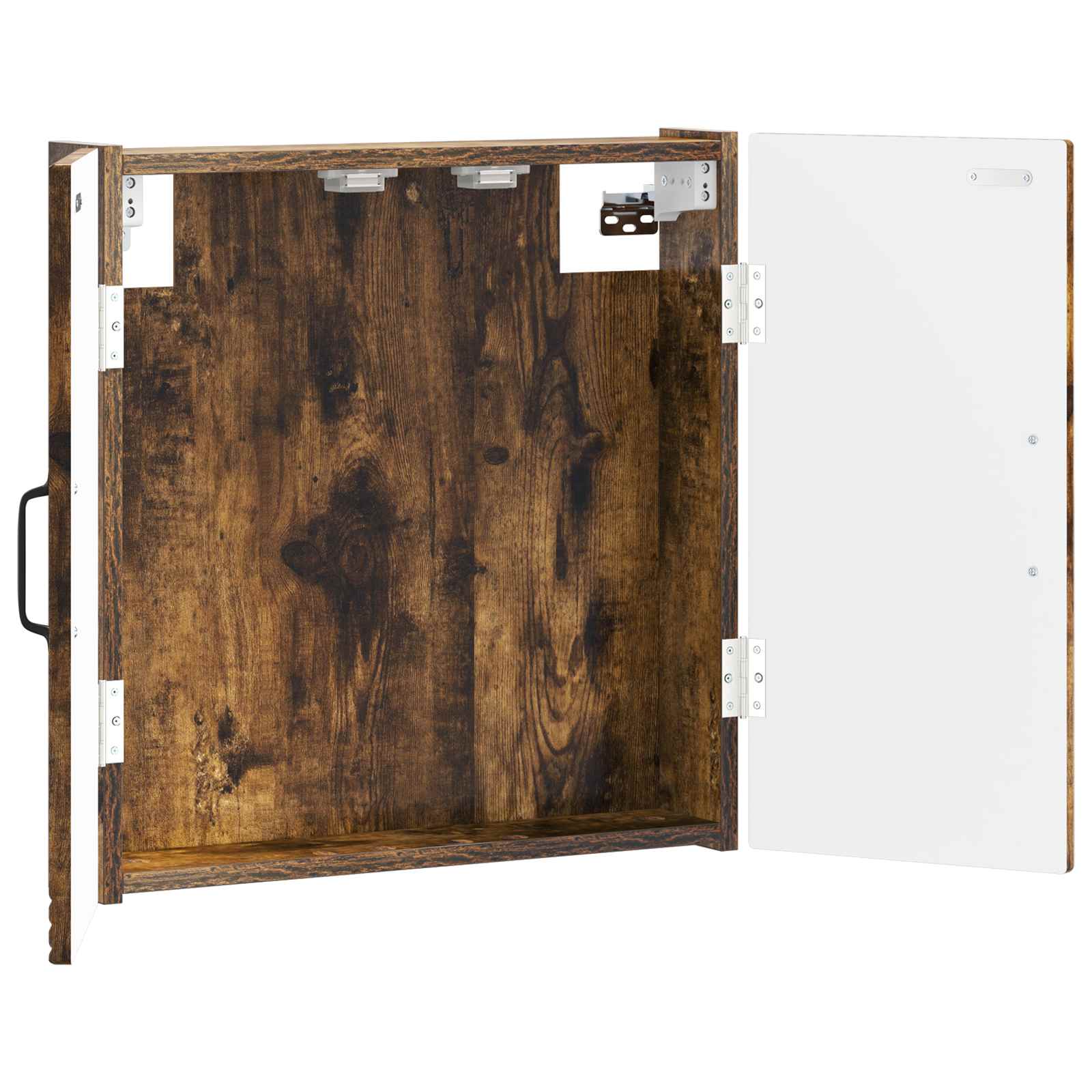 Dartbord Kabinet UTRECHT Gerookt eiken 52,5 x 10,5 x 53,5 cm