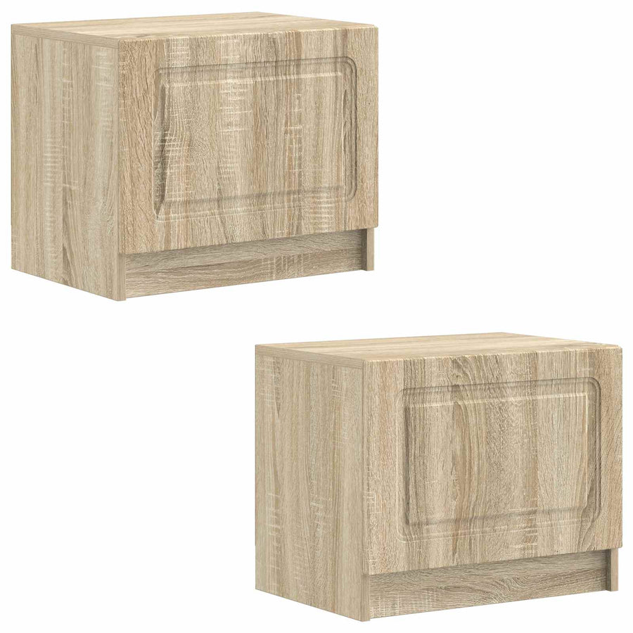 Tv-meubel Sonoma Eiken Bewerkt hout
