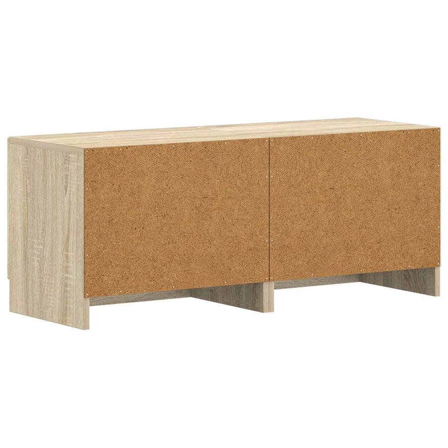 Tv-meubel Sonoma Eiken Bewerkt hout