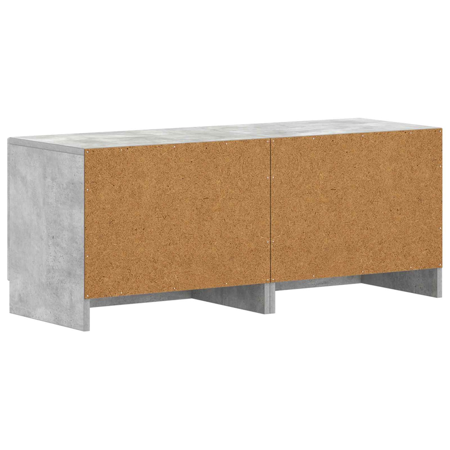 Tv-meubel Betongrijs Bewerkt hout