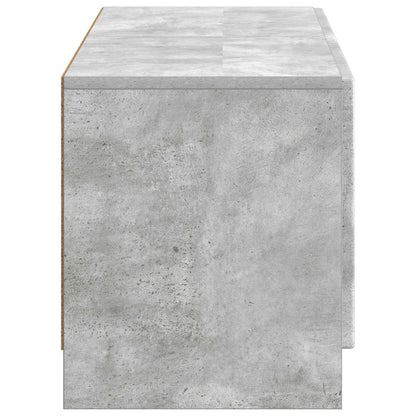 Tv-meubel Betongrijs Bewerkt hout