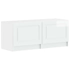 Tv-meubel 49x35x40 cm hoogglans wit