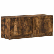 Tv-meubel gerookt eiken 49x35x40 cm bewerkt hout