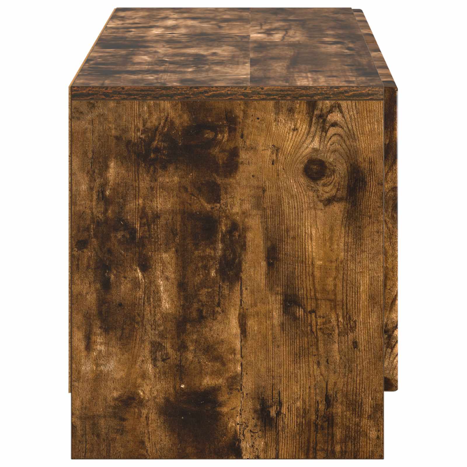 Tv-meubel Gerookt eiken Bewerkt hout