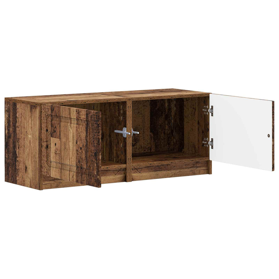 Tv-meubel Oud hout Bewerkt hout