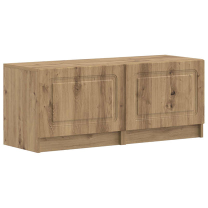 Tv-meubel Artisanaal eiken Bewerkt hout