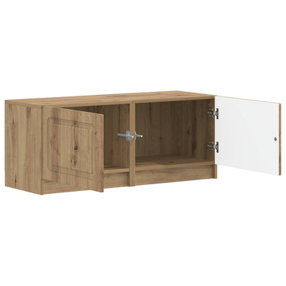 Tv-meubel Artisanaal eiken Bewerkt hout