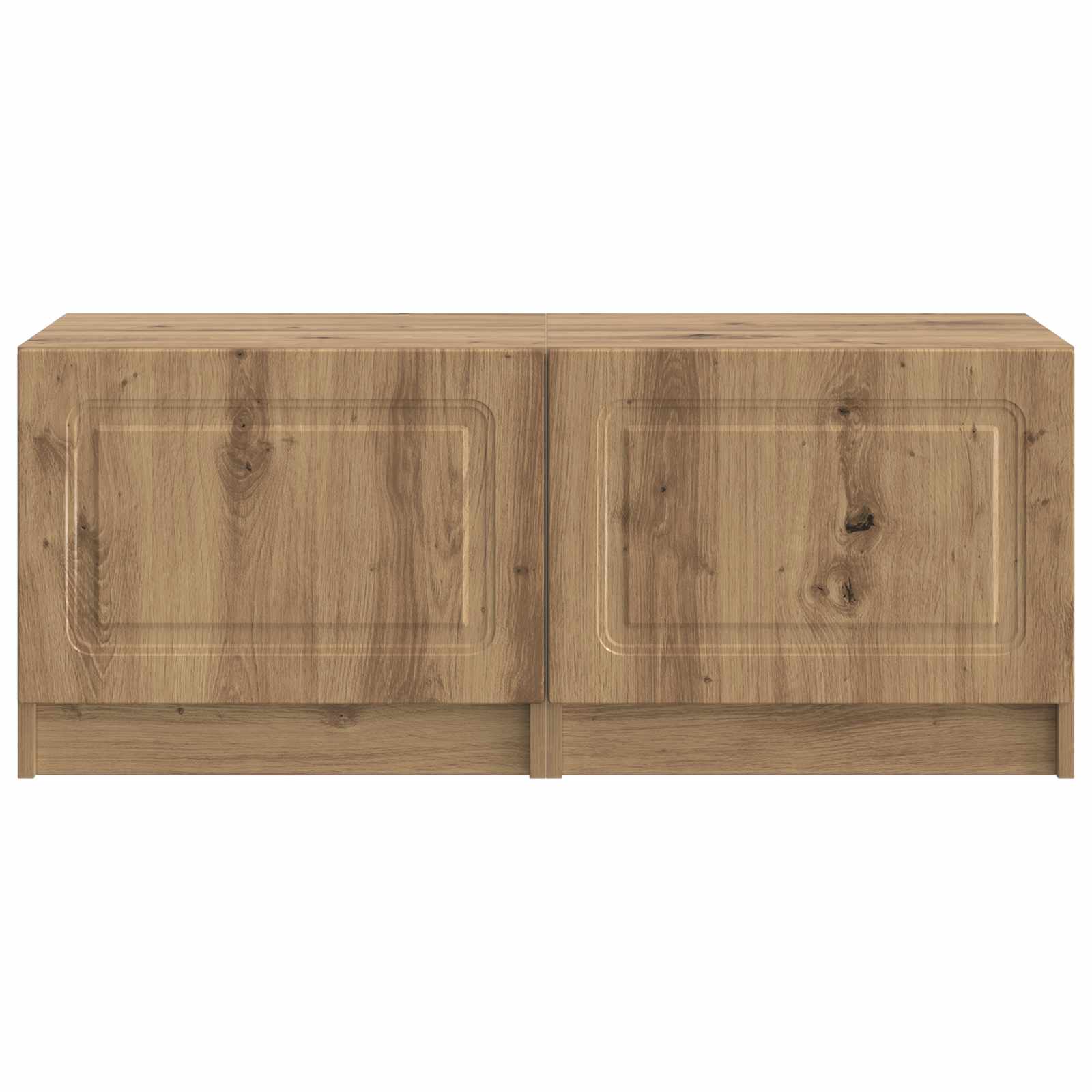 Tv-meubel Artisanaal eiken Bewerkt hout