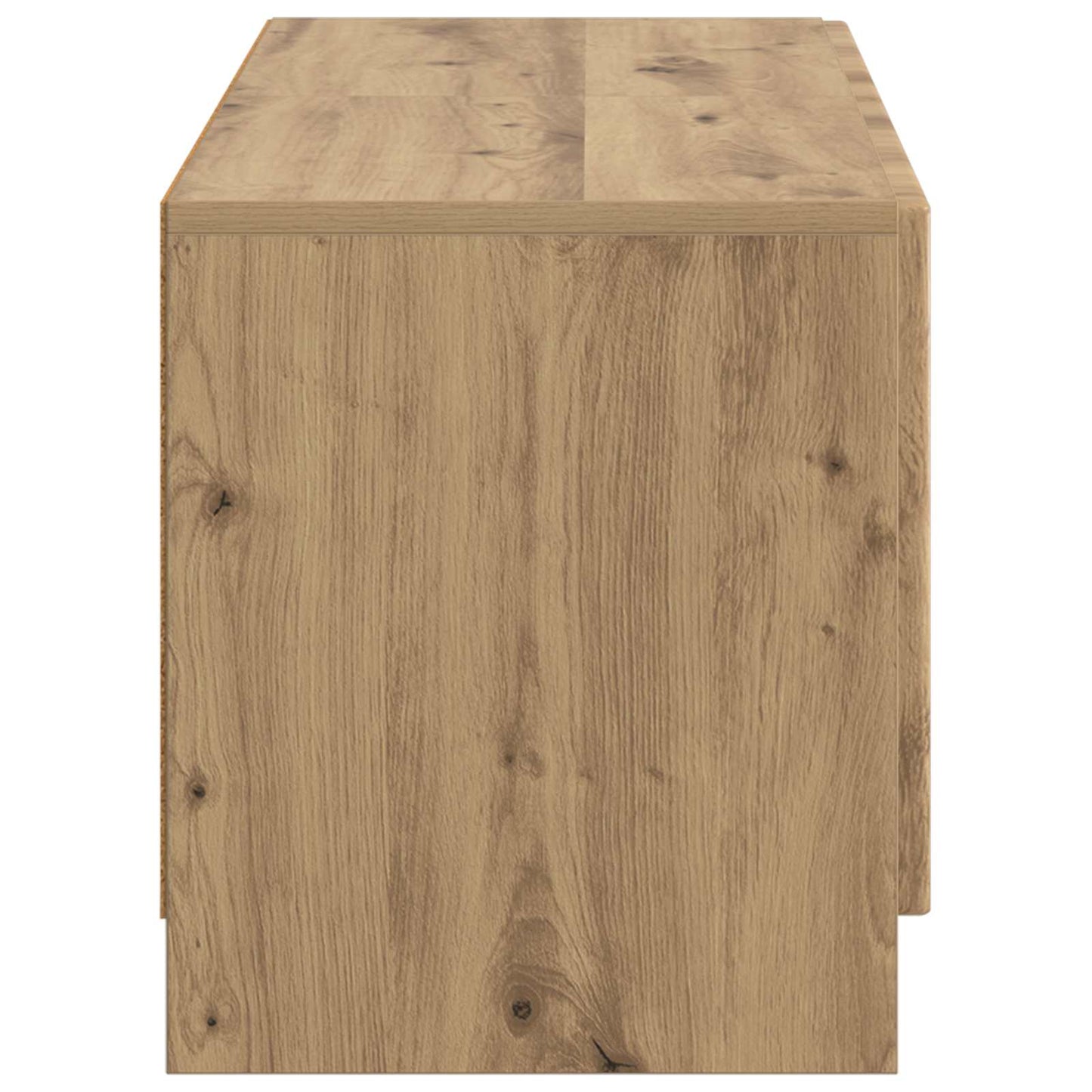 Tv-meubel Artisanaal eiken Bewerkt hout