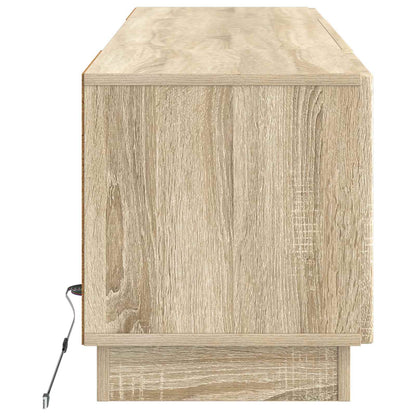 LED tv-meubel Sonoma Eiken Bewerkt hout