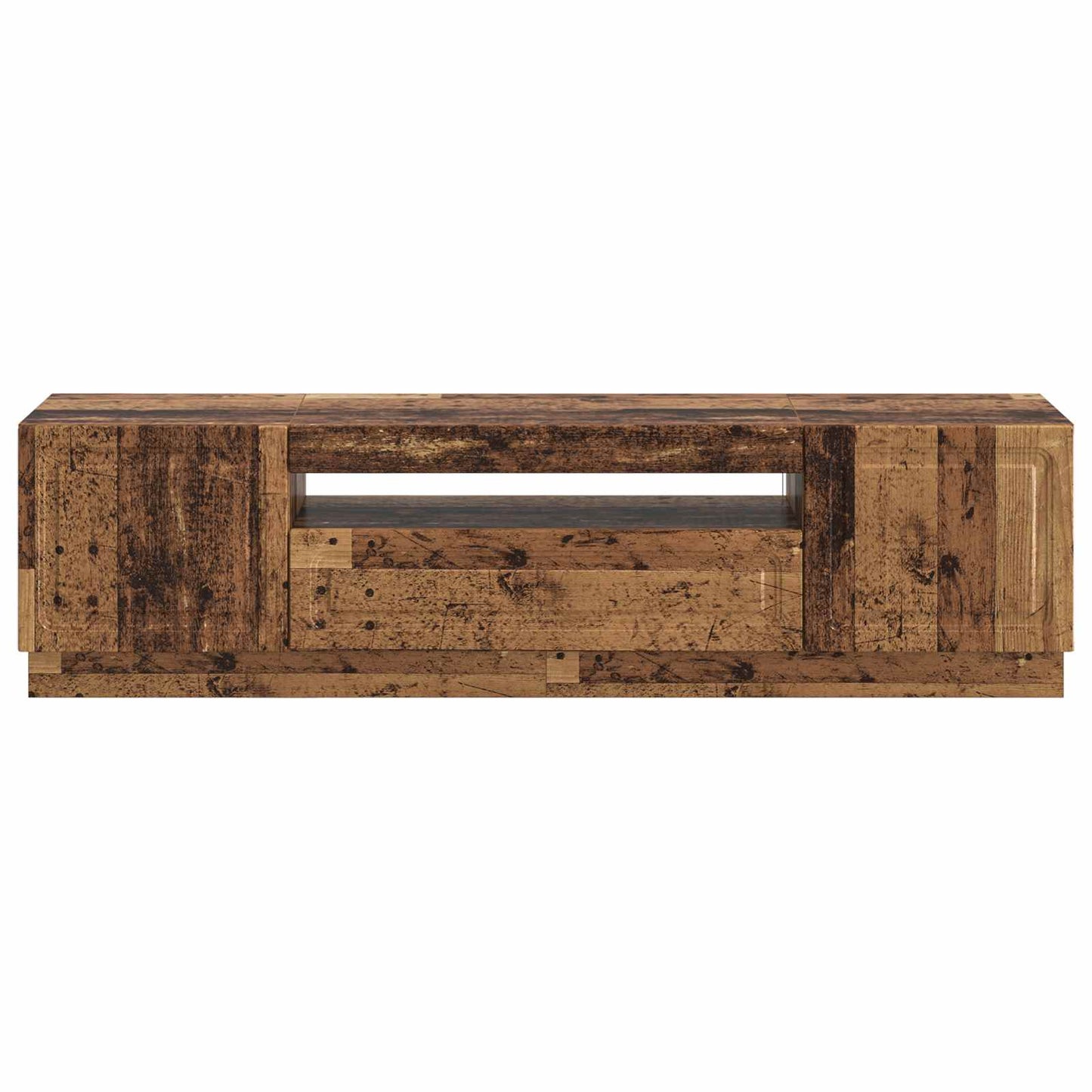 LED tv-meubel Oud hout Bewerkt hout