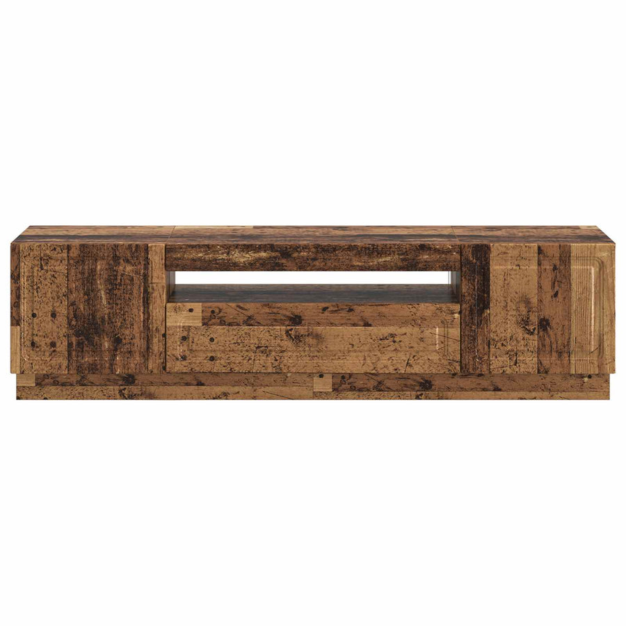 LED tv-meubel Oud hout Bewerkt hout