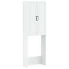 Toiletkast Utrecht 66x25.5x190 cm wit bewerkt hout