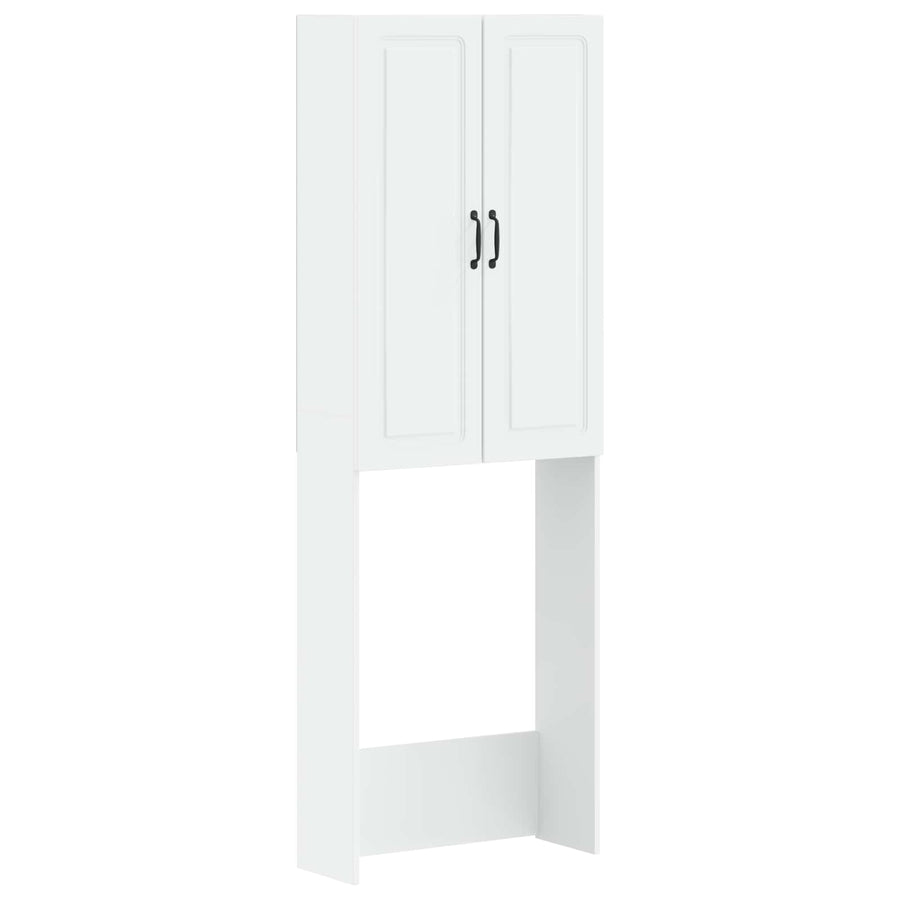 Toiletkast UTRECHT Wit 66 x 25,5 x 190 cm Bewerkt hout
