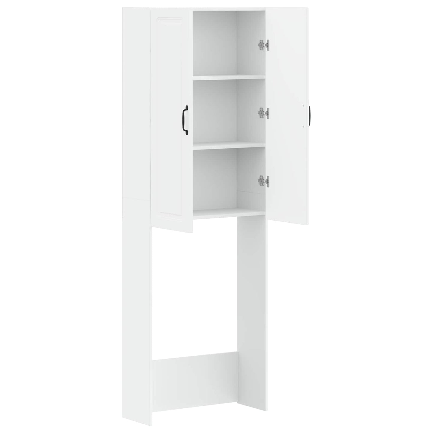Toiletkast UTRECHT Wit 66 x 25,5 x 190 cm Bewerkt hout