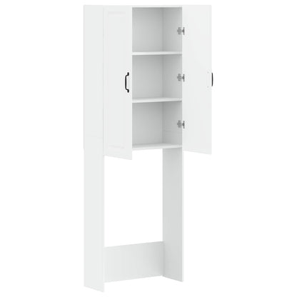 Toiletkast UTRECHT Wit 66 x 25,5 x 190 cm Bewerkt hout
