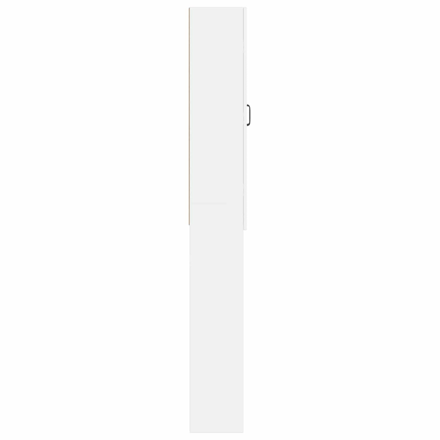 Toiletkast UTRECHT Wit 66 x 25,5 x 190 cm Bewerkt hout