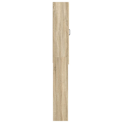 Toiletkast UTRECHT Sonoma Eiken 66 x 25,5 x 190 cm Bewerkt hout