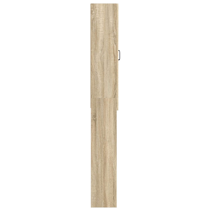 Toiletkast UTRECHT Sonoma Eiken 66 x 25,5 x 190 cm Bewerkt hout