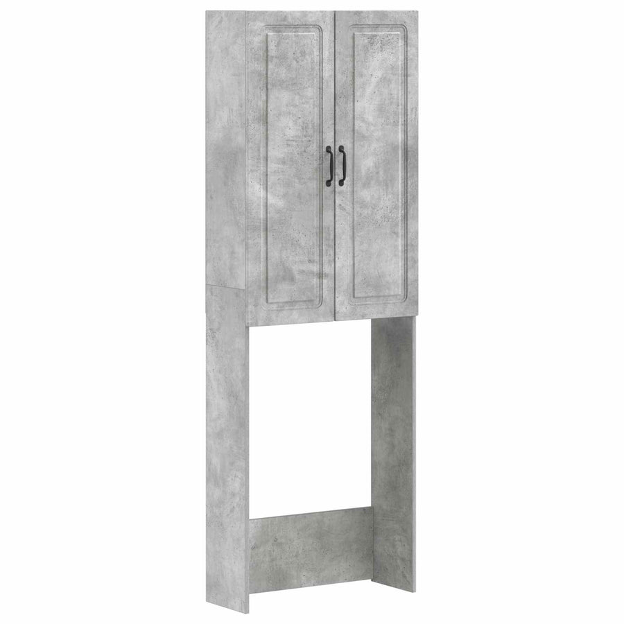 Toiletkast UTRECHT Betongrijs 66 x 25,5 x 190 cm Bewerkt hout