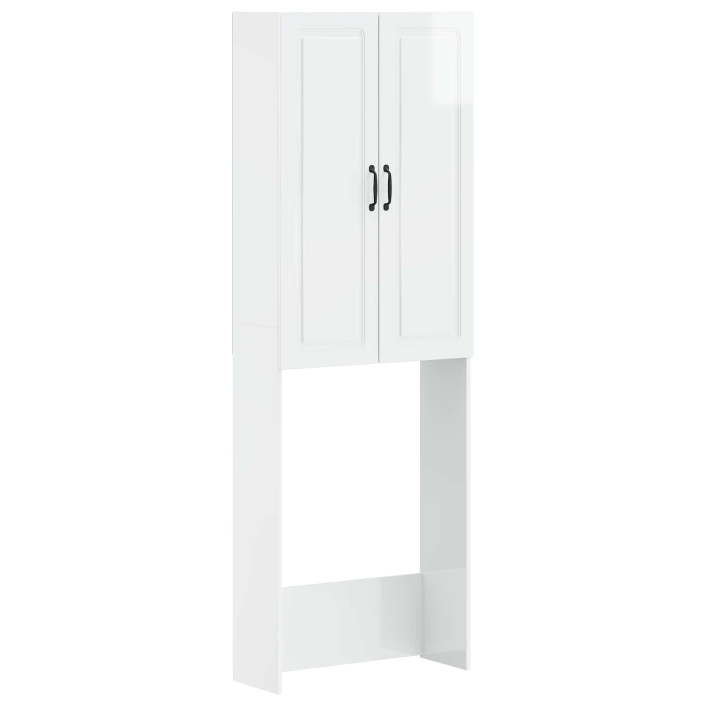 Toiletkast UTRECHT Hoogglans Wit 66 x 25,5 x 190 cm