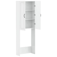 Toiletkast UTRECHT Hoogglans Wit 66 x 25,5 x 190 cm