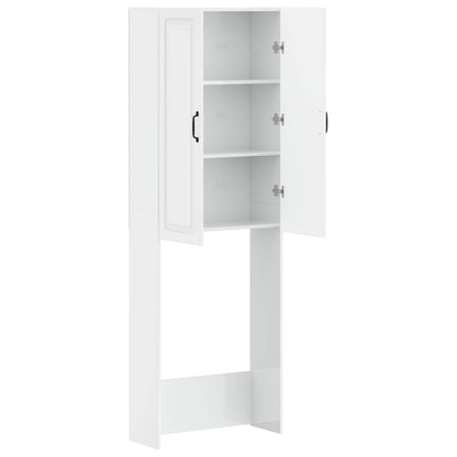Toiletkast UTRECHT Hoogglans Wit 66 x 25,5 x 190 cm