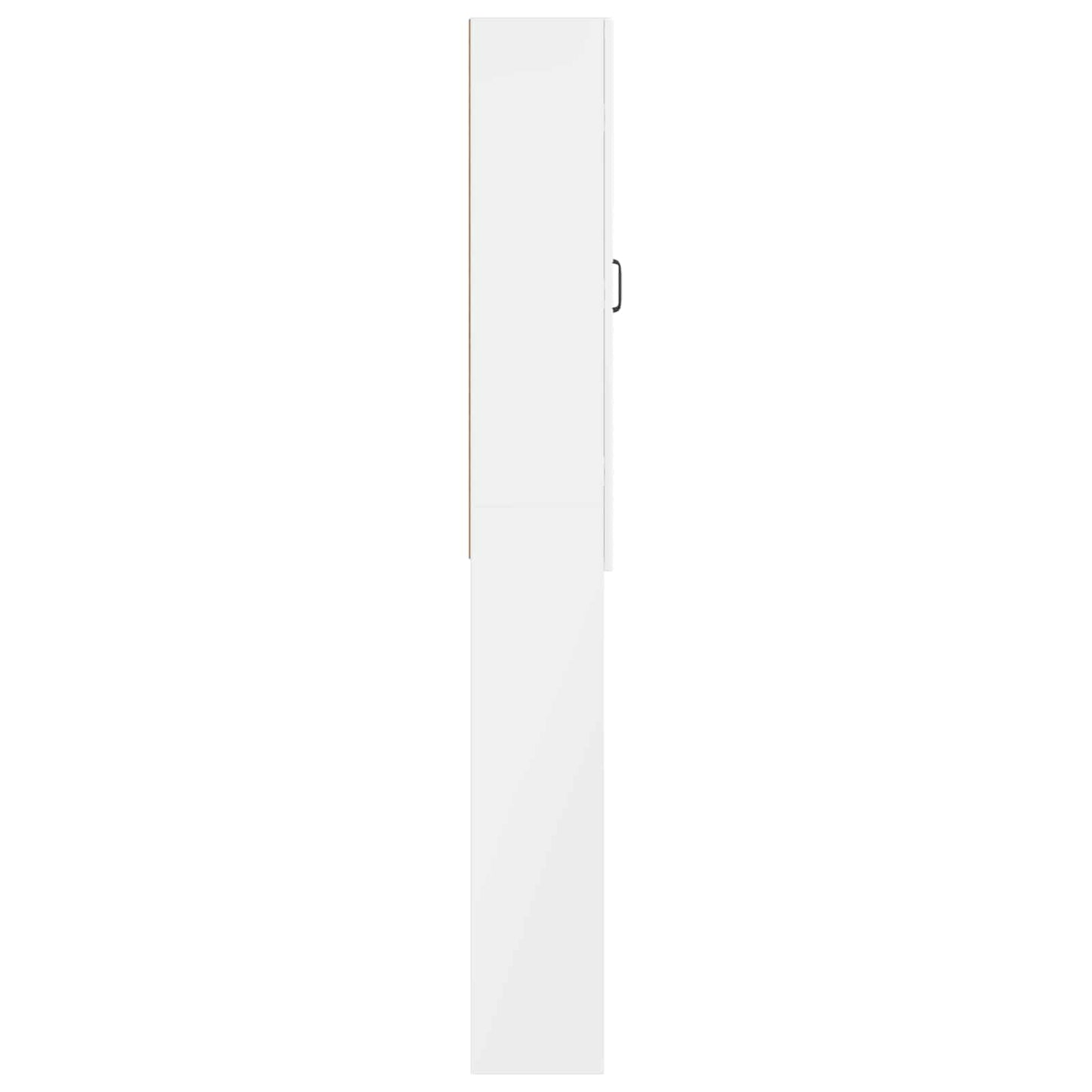 Toiletkast UTRECHT Hoogglans Wit 66 x 25,5 x 190 cm