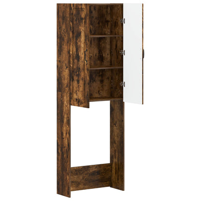 Toiletkast UTRECHT Gerookt eiken 66 x 25,5 x 190 cm