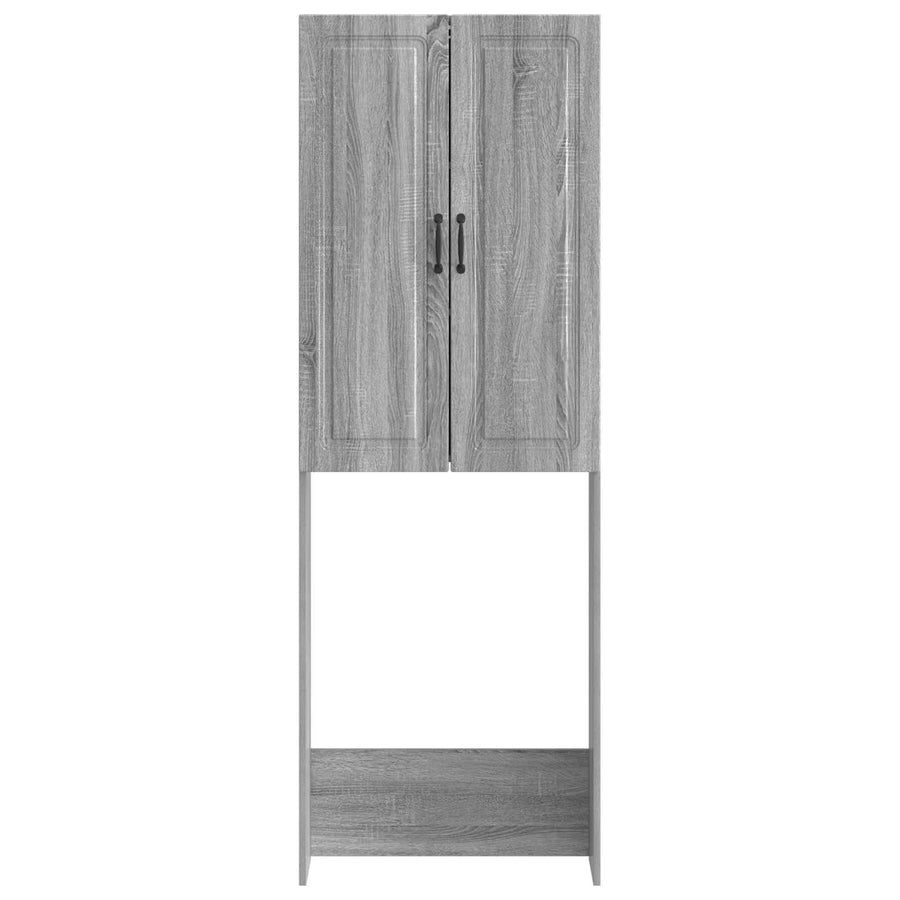 Toiletkast UTRECHT Grijs Sonoma 66 x 25,5 x 190 cm Bewerkt hout