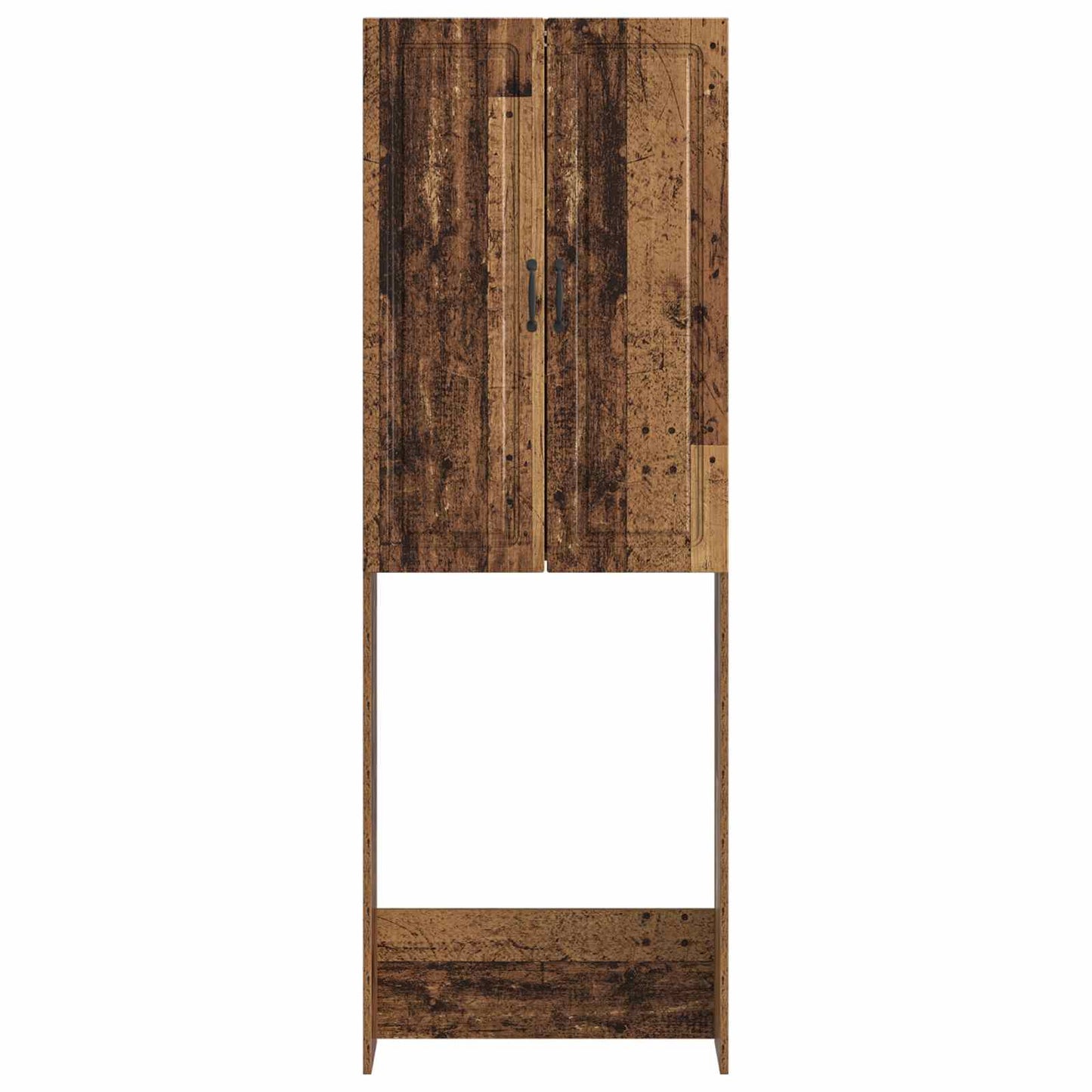 Toiletkast UTRECHT Oud hout 66 x 25,5 x 190 cm Bewerkt hout