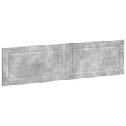 Hoofdbord 200x50 cm betongrijs bewerkt hout wandmontage