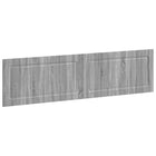 Hoofdbord wandmontage 200 cm grijs Sonoma bewerkt hout