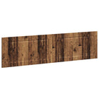 Hoofdeinde wandmontage 200x50 cm oud hout