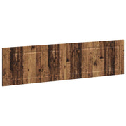 Hoofdeinde wandmontage 200x50 cm oud hout