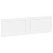Hoofdbord wit 180x3x50 cm bewerkt hout