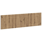 Hoofdbord wandmontage 180x50 cm bewerkt hout eiken