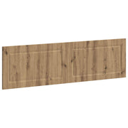 Hoofdbord wandmontage 180x50 cm bewerkt hout eiken