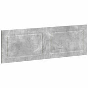 Hoofdbord wandmontage 160x50 cm betongrijs bewerkt hout