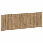 Hoofdbord 160x3x50 cm artisanaal eiken bewerkt hout
