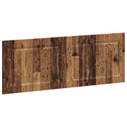 Hoofdbord wandmontage 140x3x50 cm oud hout