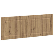 Hoofdbord muurmontage 140x3x50 cm artisanaal eiken