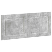 Hoofdbord wandmontage 120x3x50 cm bewerkt hout