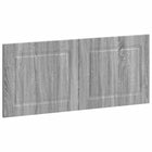 Hoofdbord wandmontage 120 cm grijs sonoma bewerkt hout